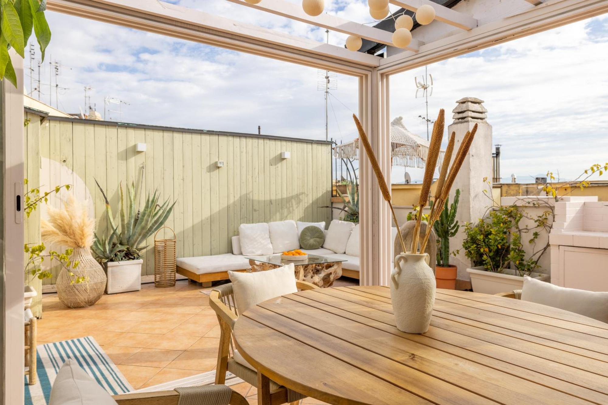 Апартаменты Aria Penthouse & Garden Рим Экстерьер фото